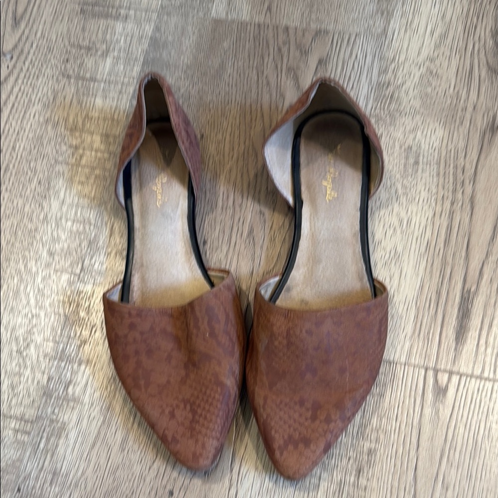 Brown D'Orsay Flats